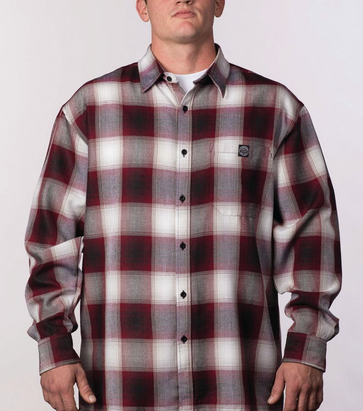 Lowrider Veterano Long Sleeve Brown Black Burgundy Blue