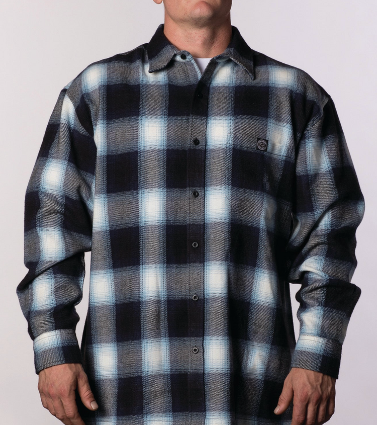 Lowrider Veterano Long Sleeve Brown Black Burgundy Blue