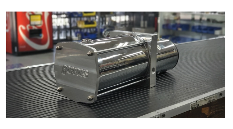 Hoppos Signature #9 Center Pressure Pump w/ Street Motor (1/2" Port)