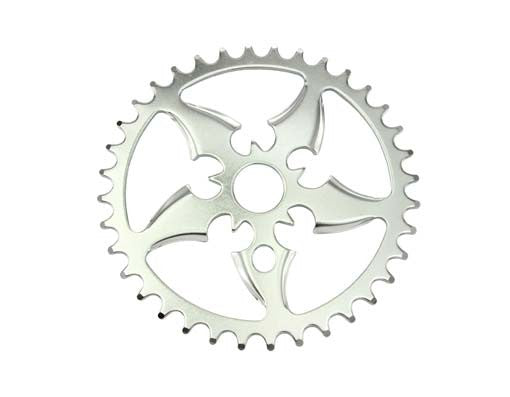 Lowrider Sprocket  Sword 36t 1/2 x 1/8 Chrome.
