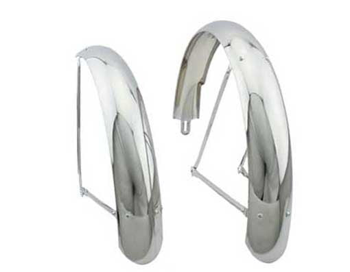 20" Classic Adjustable Fender Set Chrome.