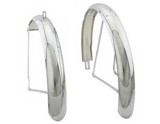 26" Classic Stander Middleweight Fender Set Chrome.