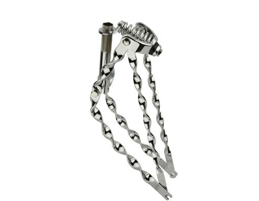 20" Classic Flat Twisted Spring Fork 1" Chrome.