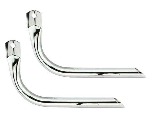 Straight Muffler Chrome.