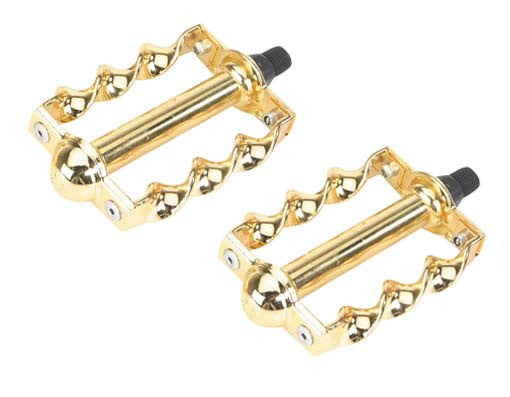 Twisted Pedals 1/2" W/Logo Gold.