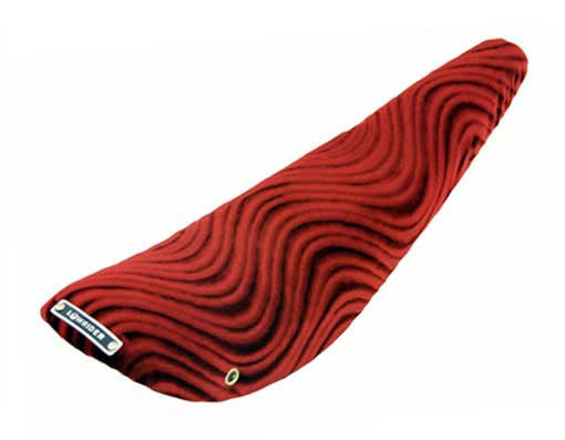 20" Banana Saddle Velour Red.