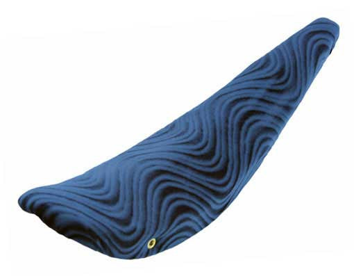 26" Banana Saddle Velour Blue.