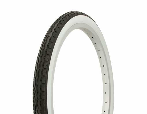 Tire Duro 20" x 1.75" Black/White Side Wall HF-160A.