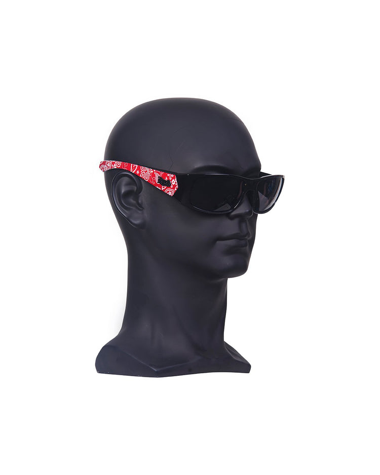 Red Bandana Locs-Sunglasses