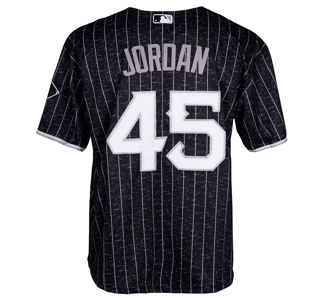 New!!! Chicago White Sox #45 Michael Jordan BLACK Baseball Jersey